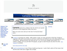 Tablet Screenshot of camania-webcam-chat.com